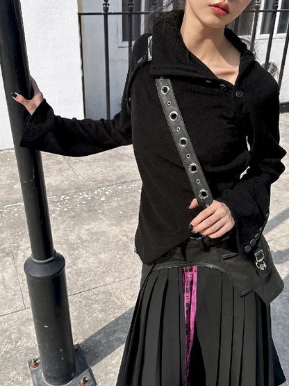 Deconstruction Multi-Way Knit Bottom Shirt【s0000004721】