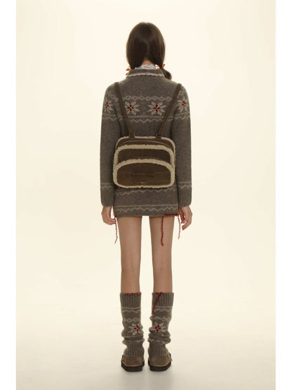 Tassel Zipper Sweater Knit Cardigan Set【s0000006011】