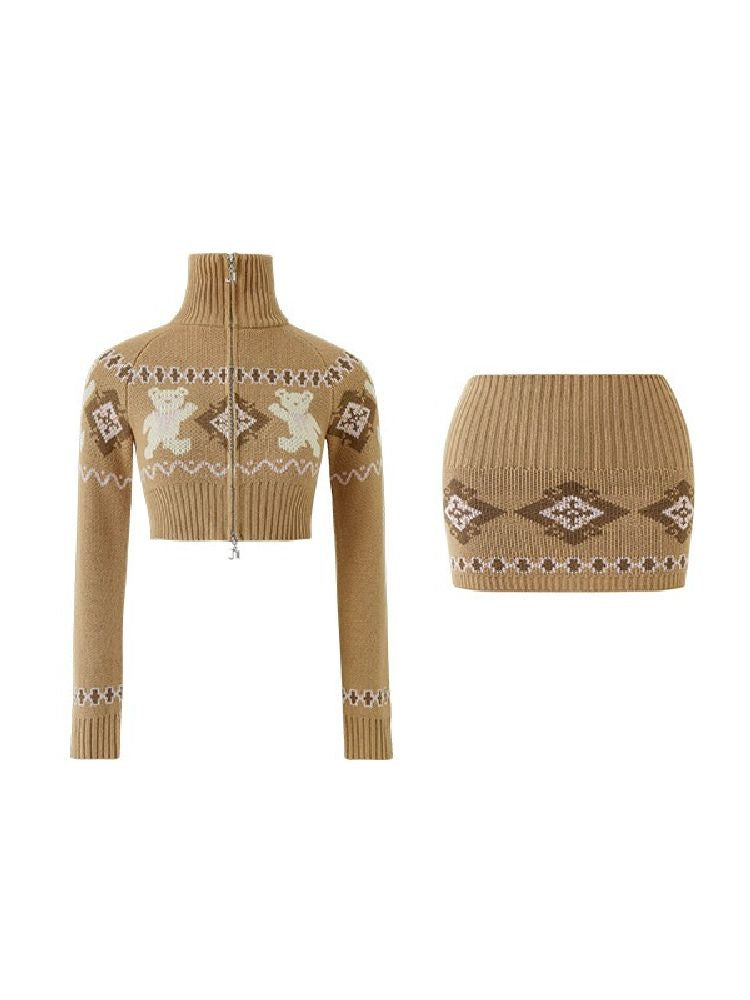 Knit Two Piece Set【s0000004723】