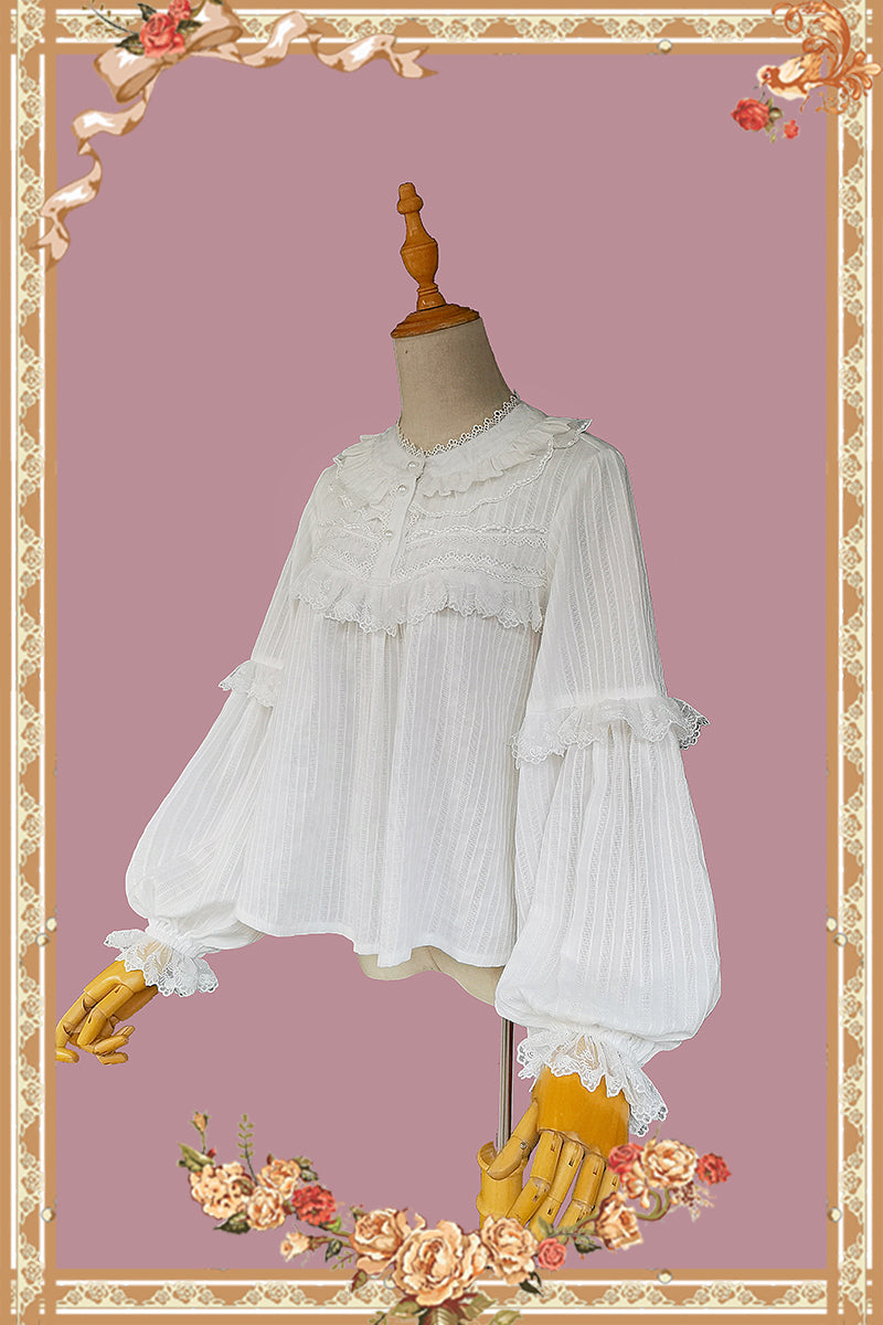 Infanta - Little Cotton Clouds - Sweet Cotton Lolita Blouse