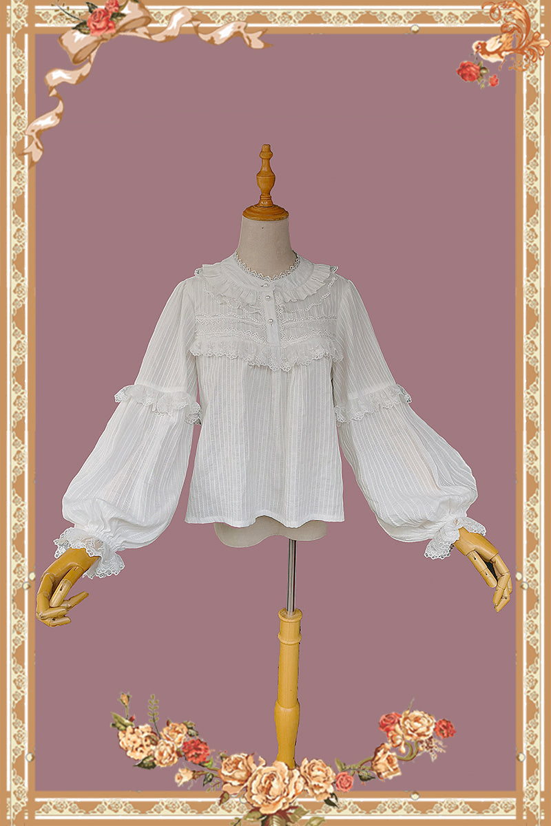 Infanta - Little Cotton Clouds - Sweet Cotton Lolita Blouse