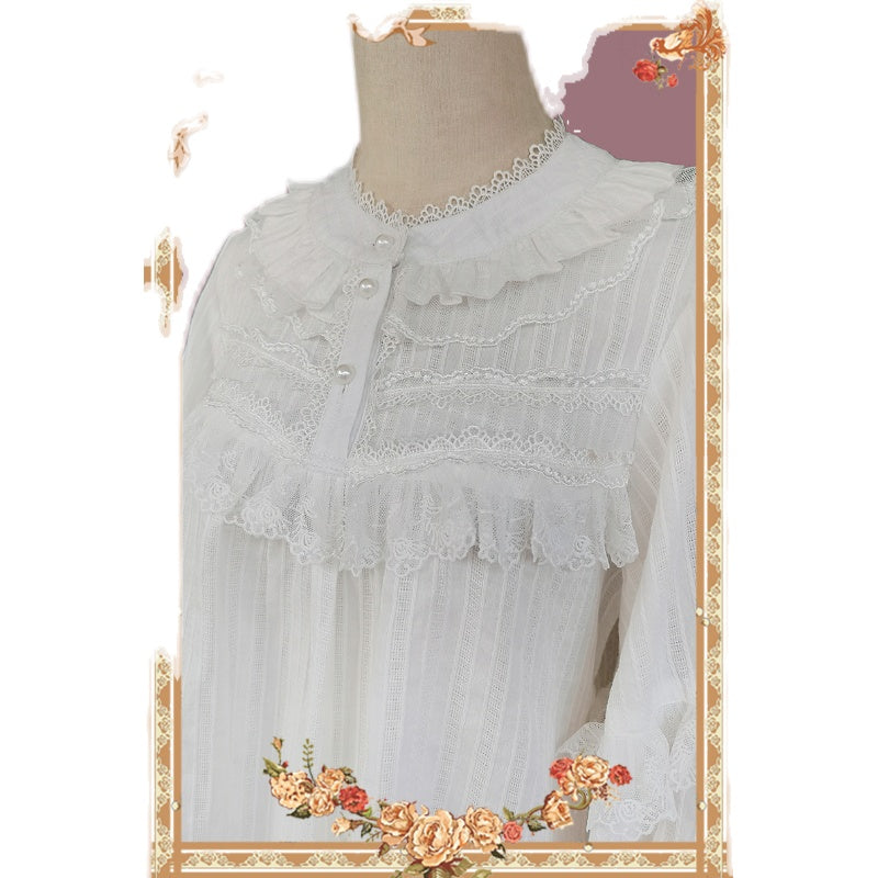 Infanta - Little Cotton Clouds - Sweet Cotton Lolita Blouse