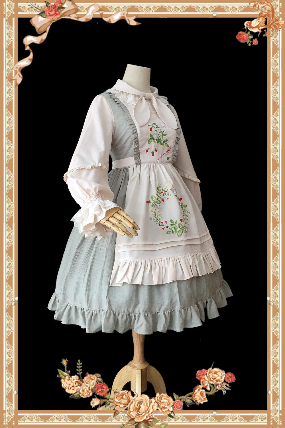Infanta - Rabbit Ear Tie - Long Bishop Sleeves Lolita Blouse