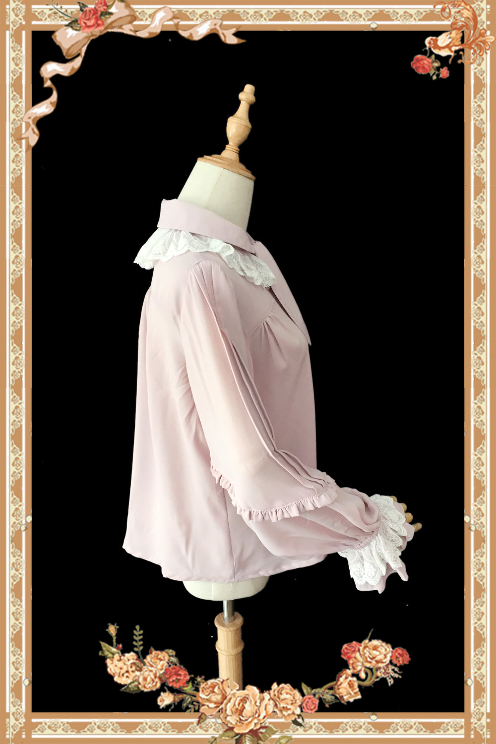 Infanta - Rabbit Ear Tie - Long Bishop Sleeves Lolita Blouse