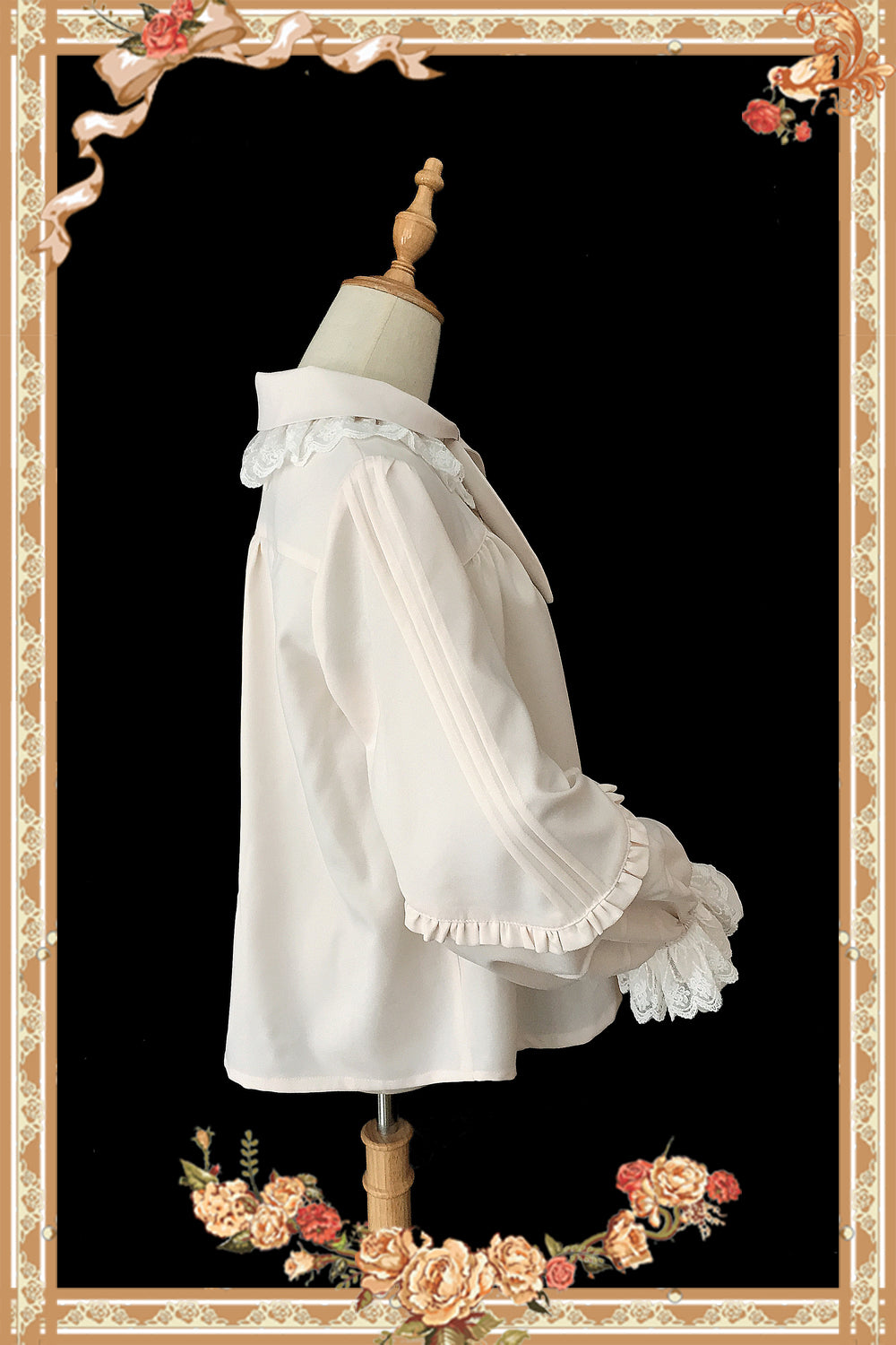 Infanta - Rabbit Ear Tie - Long Bishop Sleeves Lolita Blouse