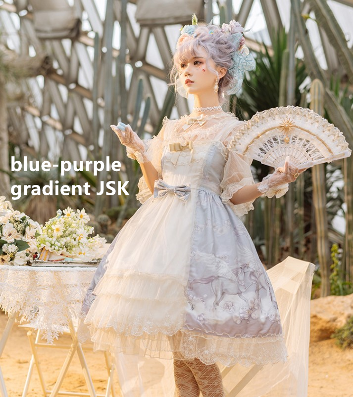 Confession Balloon - Unicorn - Sweet Lolita Dress and blouse Multicolors