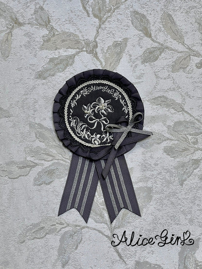 Alice Girl - Duke of Victoria - Classic Lolita Top Hat & Brooch