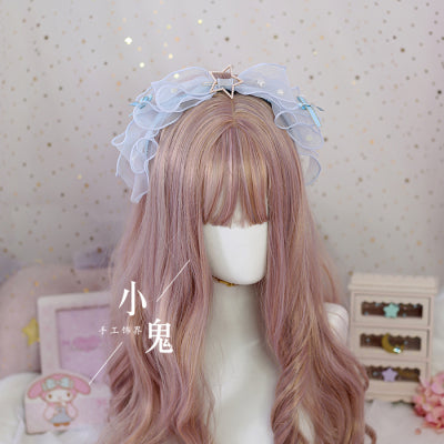 Xiaogui - Daily Lolita KC, Bow Pearl Headband