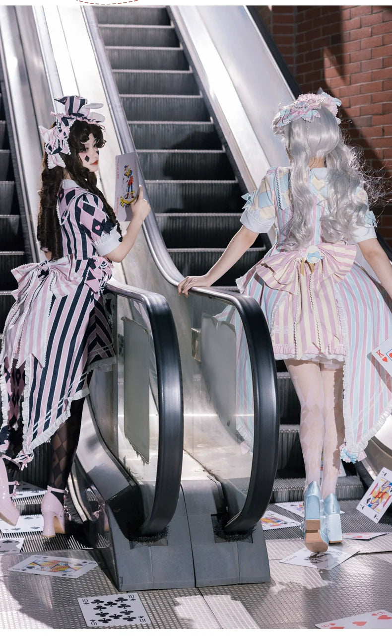 Sakurahime - Werid Theatre - Sweet Lolita Blackpink Stripe OP