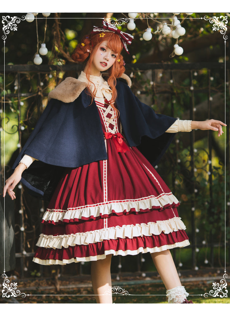 Eieyomi - Miss Betty - Lolita Autumn and Winter Wool Cape
