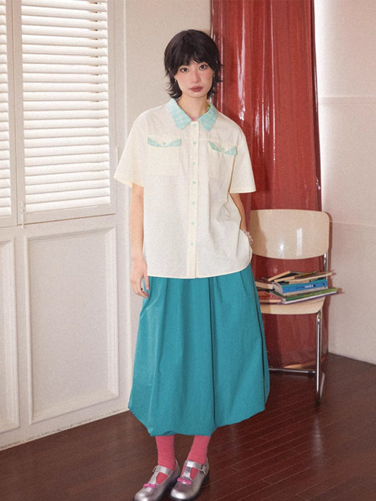 4 Color Bud Long Skirt【s0000007803】