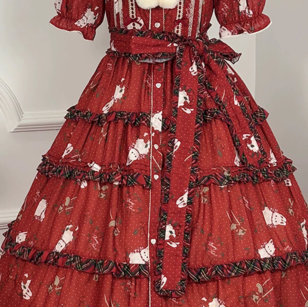 Miss Point - Forest Berry Bunny - Classic Lolita Accessory Cute Rabbit BNT KC and Brooch