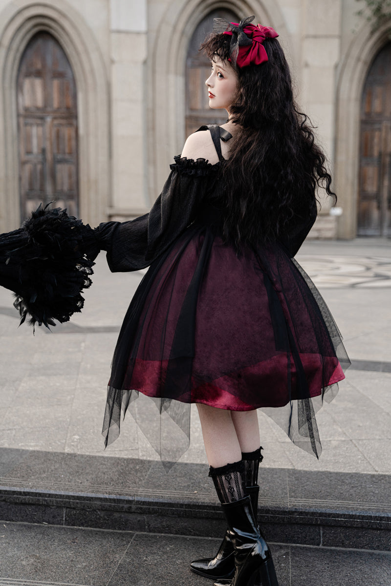 Your Princess - Gothic Lolita High Waist Black Dress