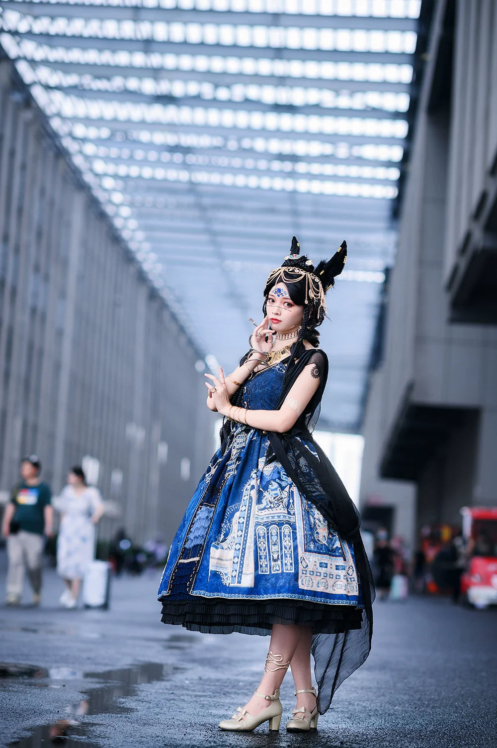 Miss Point - Dusk Best - Egyptian Lolita Dress Set Gorgeous JSK