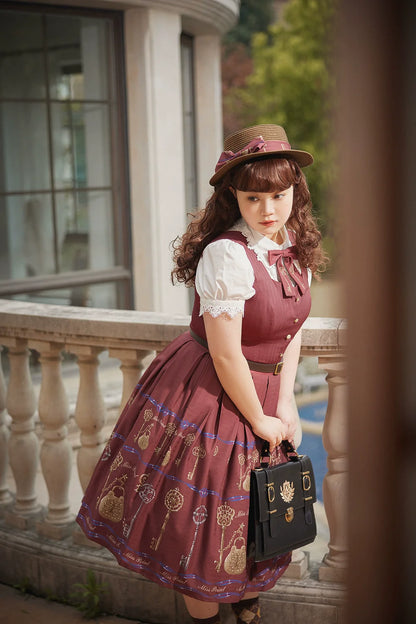 Miss Point - Antique Key - Elegant Lolita JSK Retro Lolita Dress