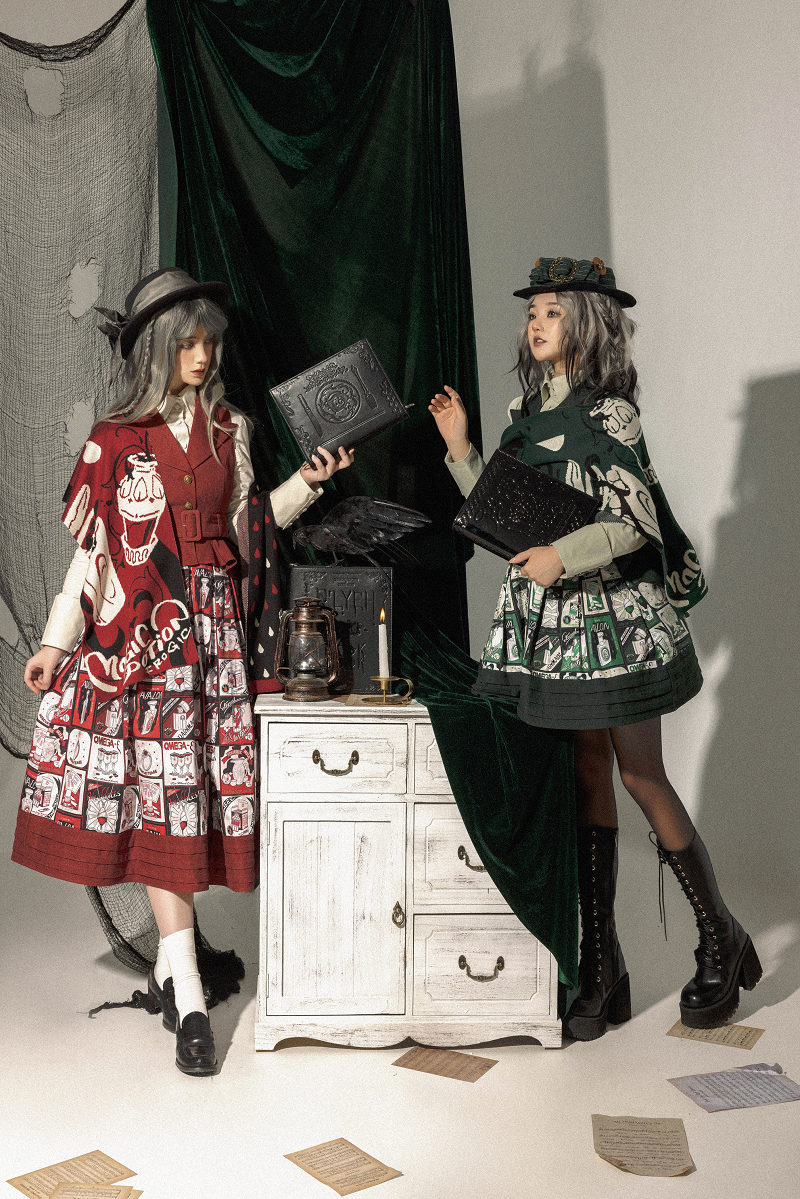 Frogic Studio - Magic Pharmacy - Vintage Lolita Vest Retro High-Waisted Lolita Vest