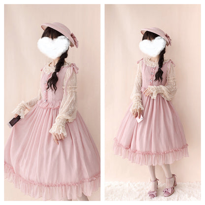 Miss point - Rhine Riverside - French Vintage Chiffon Lolita JSK
