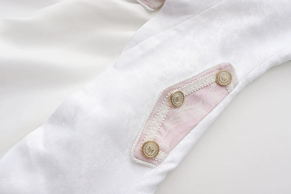 Immortal Thorn - Night of Swordsmanship - Ouji Lolita Long Coat Male Lolita Sleeveless Coat