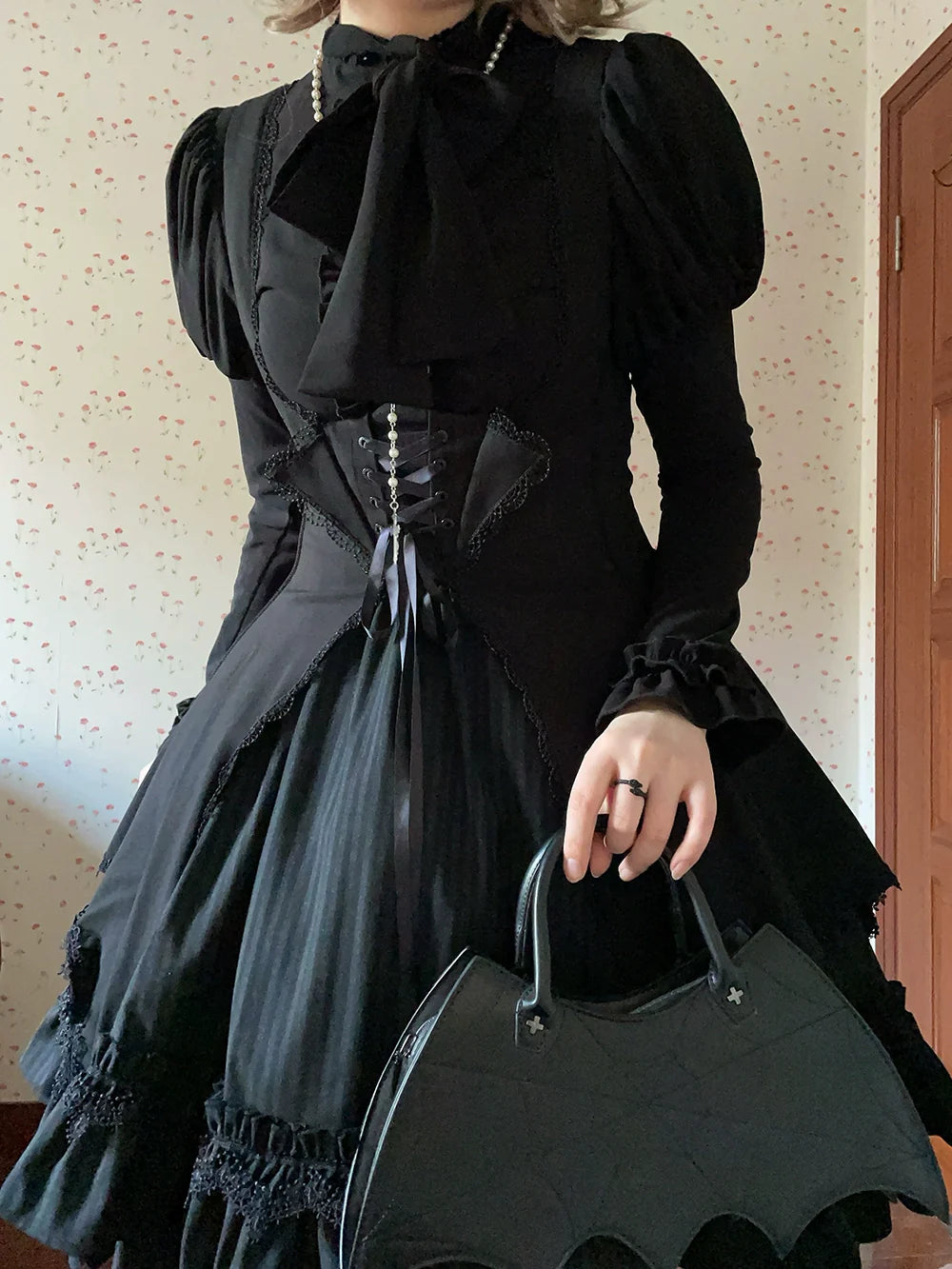 Miss Point - Classical Chocolate - Classic Lolita Blouse Customized Reteo Lolita Shirt