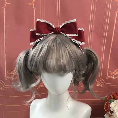 Qingyi Handmade - Sweet Lolita KC Multicolor Bow Lolita Headwear
