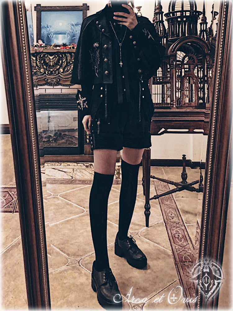 Arca et Ovis - Checkers - Gothic Lolita Cloak, Ouji Lolita Cape