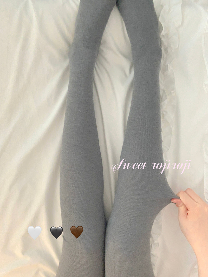 Roji roji - Cotton Lolita Pantyhose Thickened Winter Pantyhose Leggings
