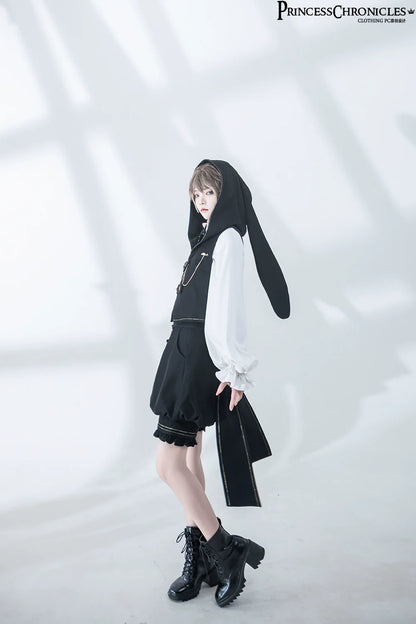Princess Chronicles - Desperate Bunny - Ouji Lolita Vest Shorts Set