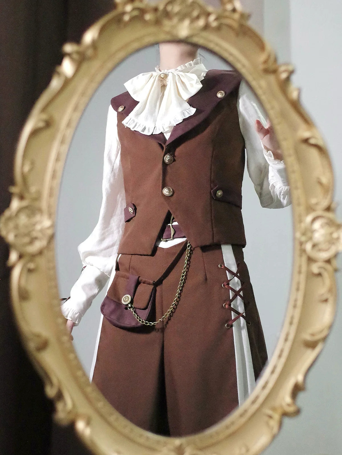 Letters from Unknown Star - Pirate Guide - Vintage Lolita Suit Vest JSK Dress