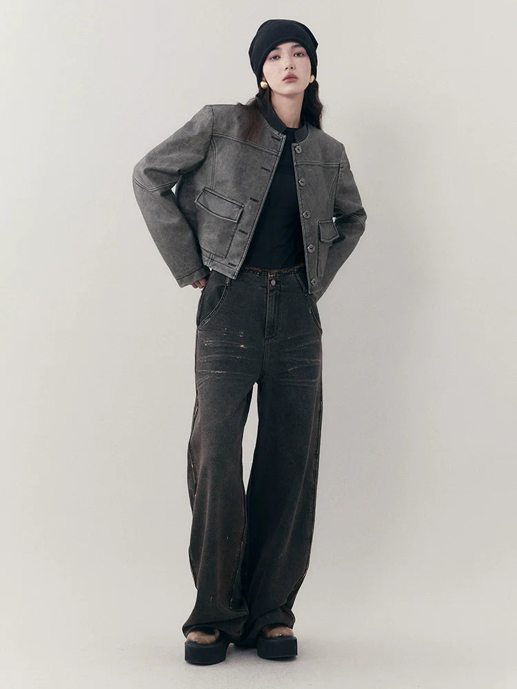 Retro jacket and A-line skirt【s0000007252】