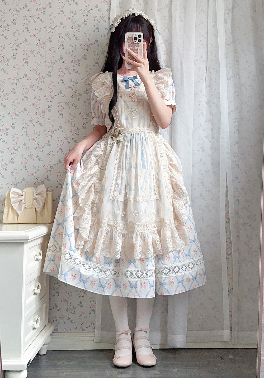 Miss Point - Happy Summer Elegant Lolita Floral OP Dress