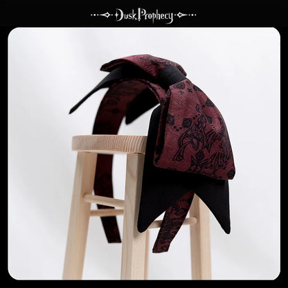 DuskProphecy - Coccyx - Elegant Lolita Hair Accessories Set Multicolors