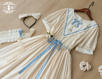 Miss Point - Happy Summer Elegant Lolita Floral OP Dress