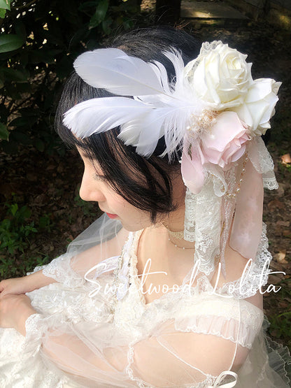 Sweet Wood - Secret Garden In Midsummer - Lolita Bonnet, Necklace, Accessory