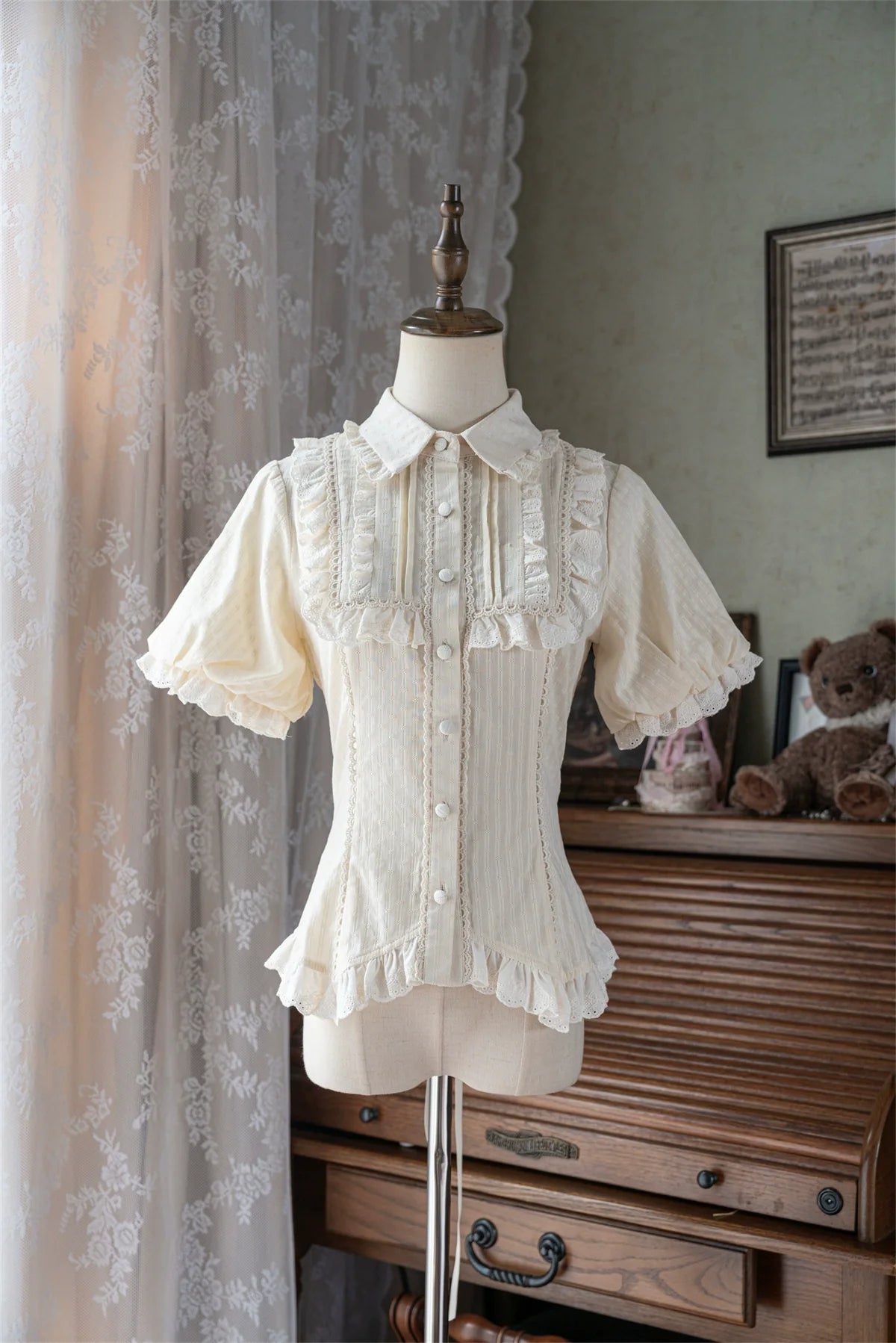 Uncle's Workshop - Secret Key - Classic Lolita Dress Suit, Key Print