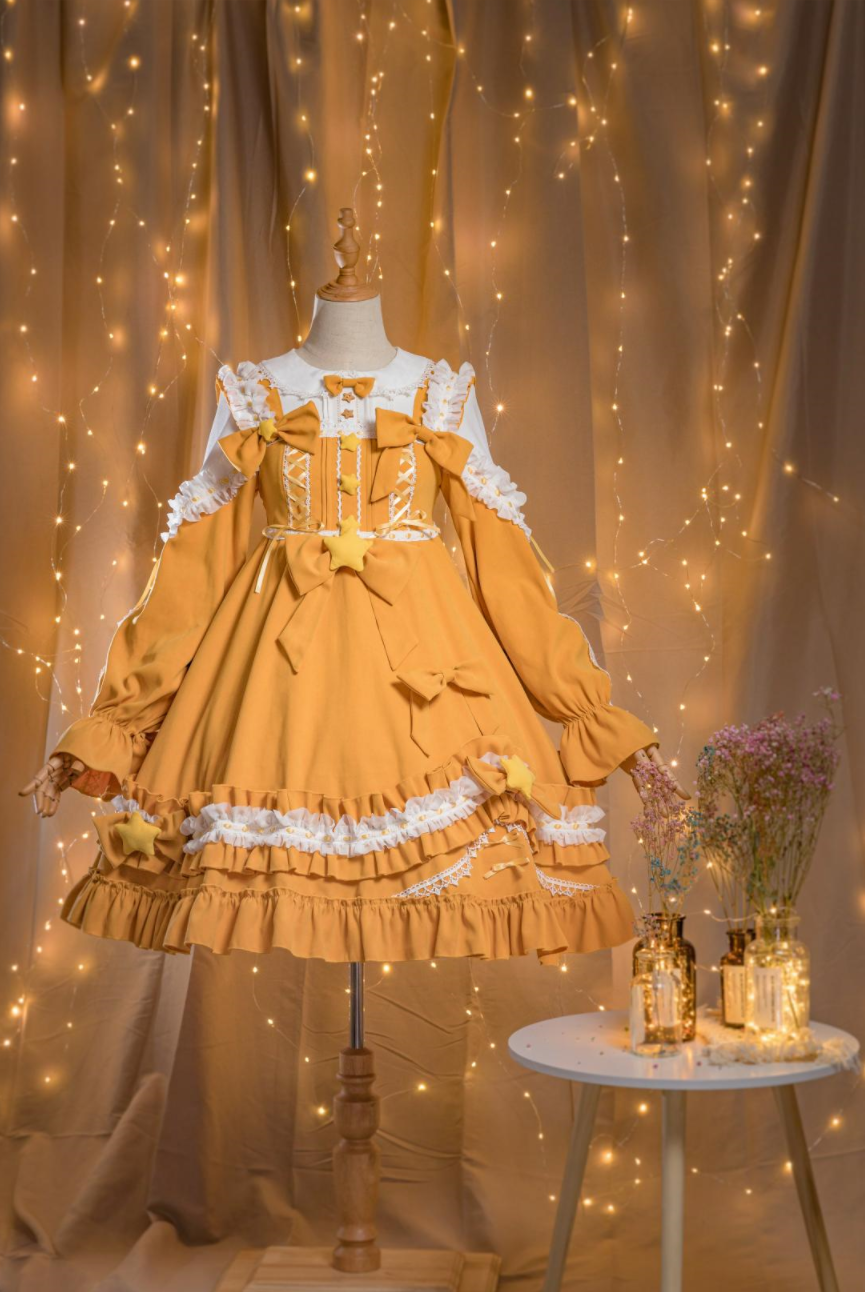 Aurora Kiss - Daily Lolita Winter Dress, Long Sleeve