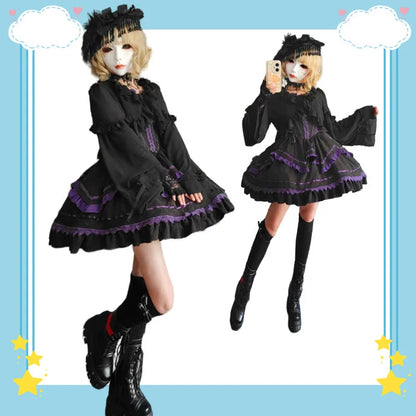 Teddy Bear - Sheer Lolita Cardigan Long Sleeve Lolita Cape Rabbit Ear