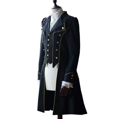 Immortal Thorn - Forever Rose - Ouji Lolita Coat Prince Handsome Wind Coat