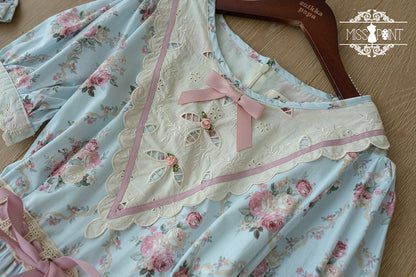 Miss Point - Happy Summer Elegant Lolita Floral OP Dress