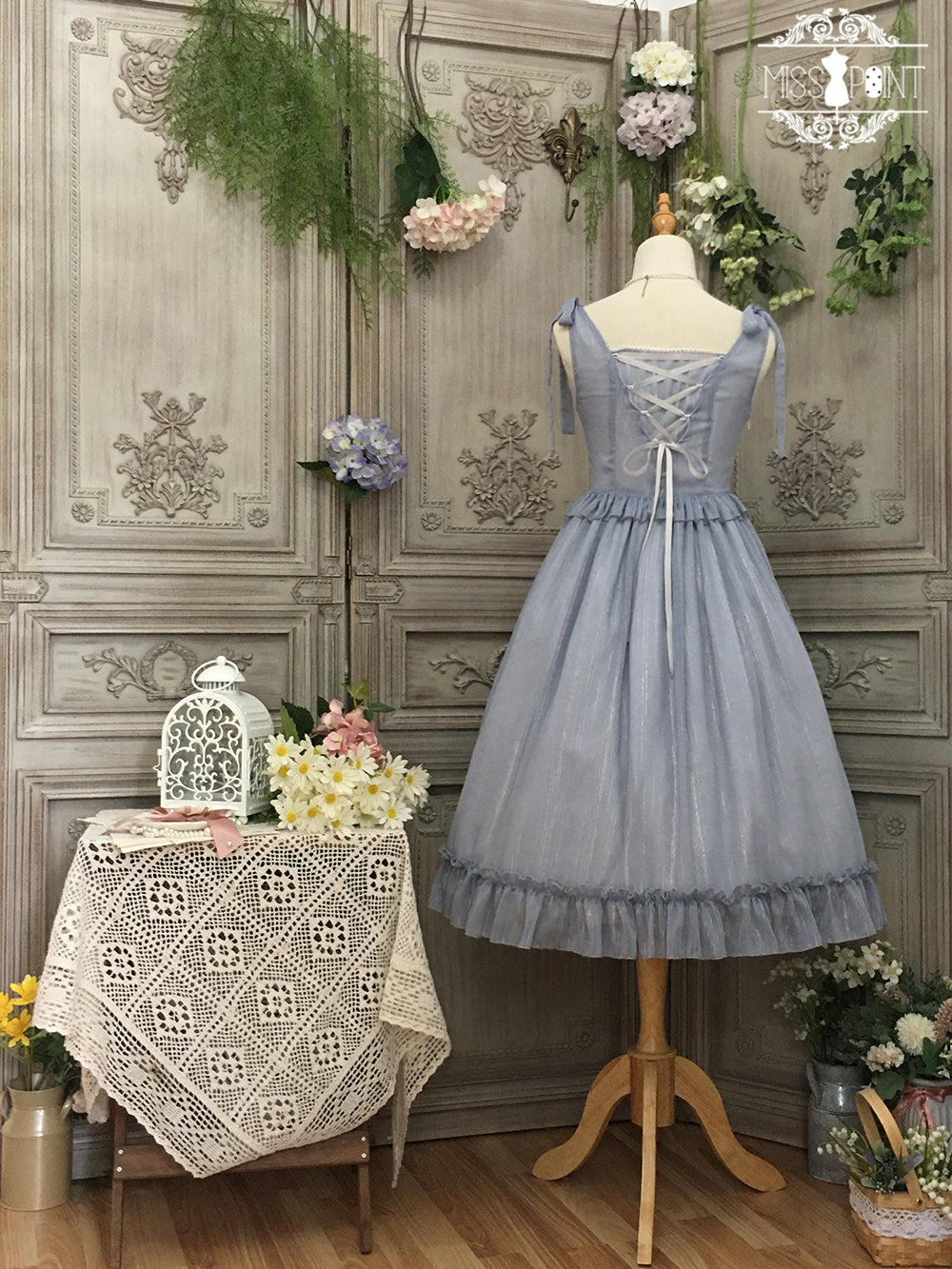 Miss point - Rhine Riverside - French Vintage Chiffon Lolita JSK