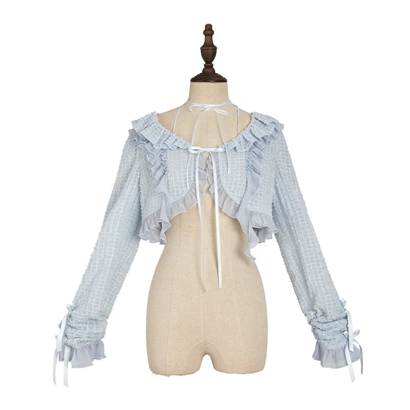 Nuit De Cellophane - A Thousand Moonfalls - Elegant Lolita JSK Dress Thin Cardigan