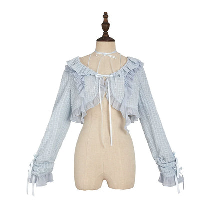 Nuit De Cellophane - A Thousand Moonfalls - Elegant Lolita JSK Dress Thin Cardigan
