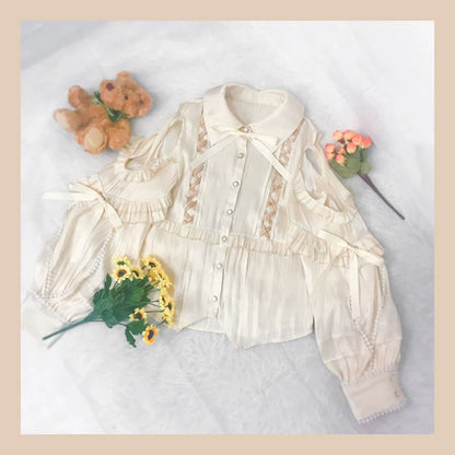 OCELOT - Lolita Blouse Yuelong Poem Long Sleeve Inner Shirt