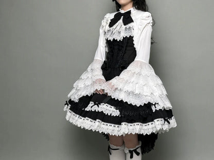LeMiroir - Saint - Gothic Lolita Bolero Skirt Mermaid Dress Corset