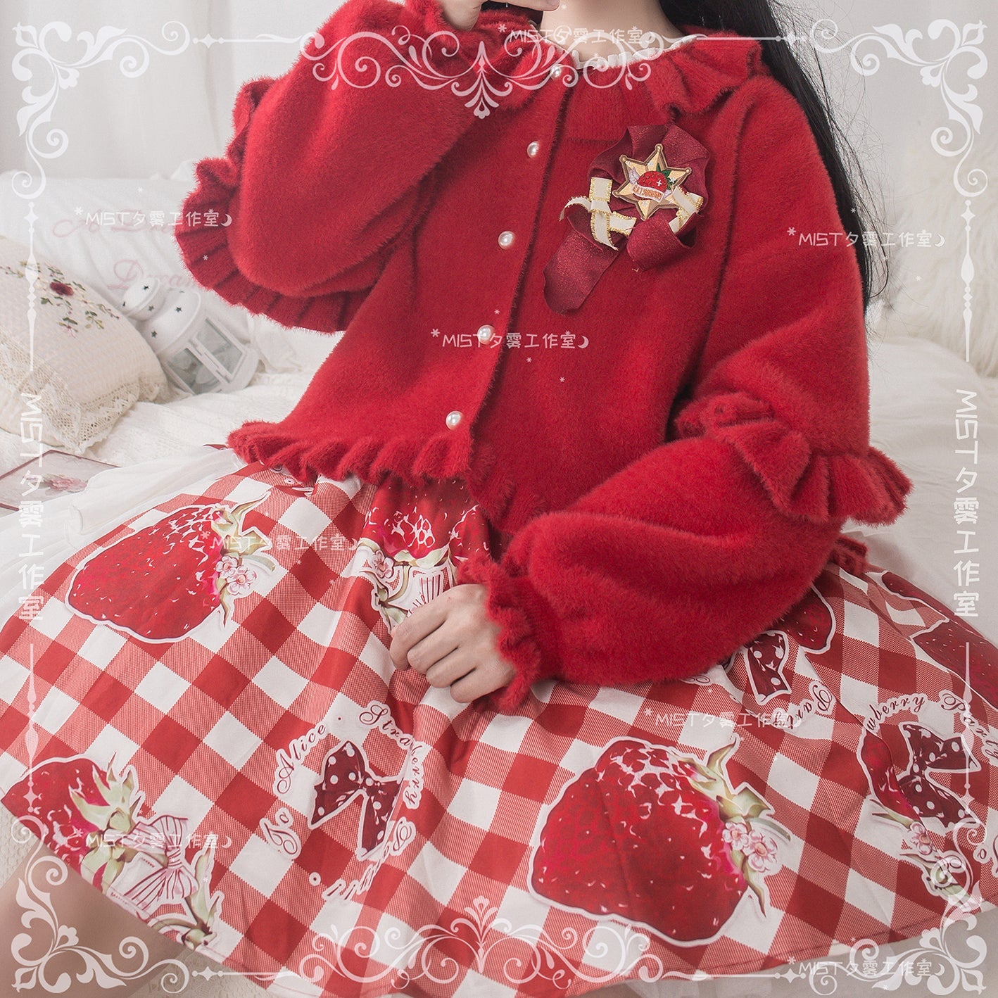MIST - Small Ointment - Sweet Lolita Thick Sweater Coat Puff Sleeve