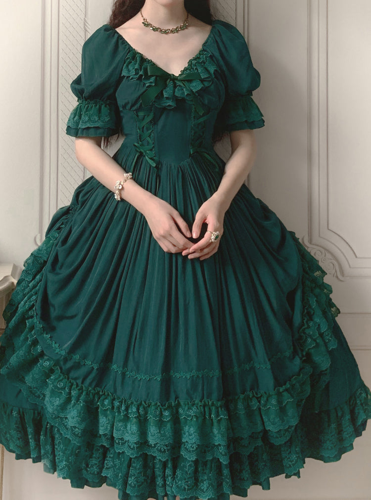 Sweet Wood - CLA Vintage French Lolita OP Dress