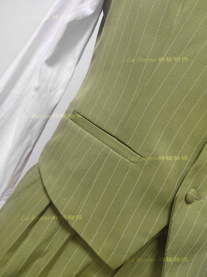 La Pomme - Ouji Lolita Stripe Suit Multicolor Custom Size