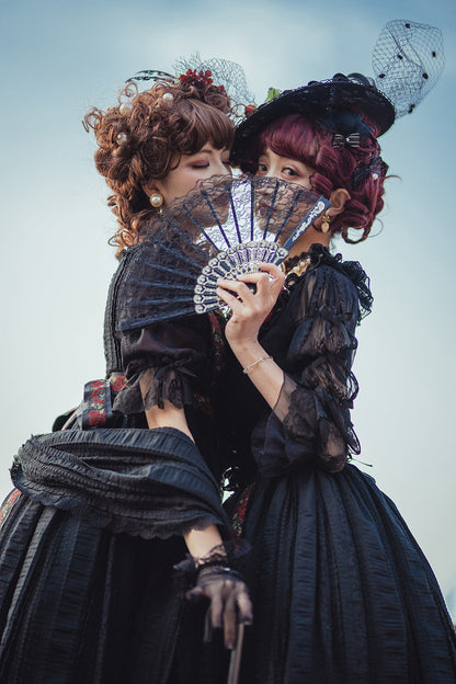 Miss Point - The Sally Gardens - Fish Bone High Waist Lolita Skirt