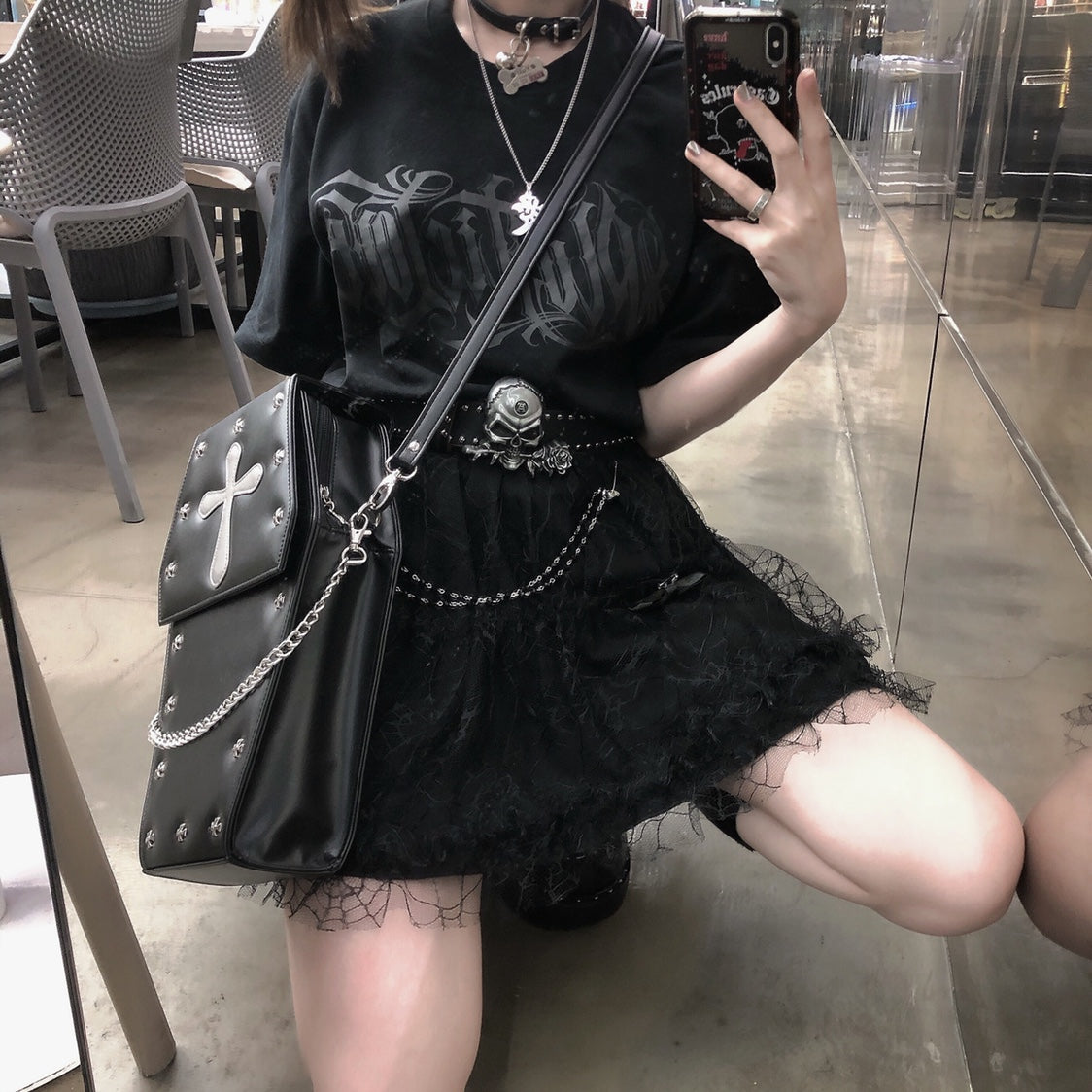 Loris - Gothic Coffin Punk Style Bag