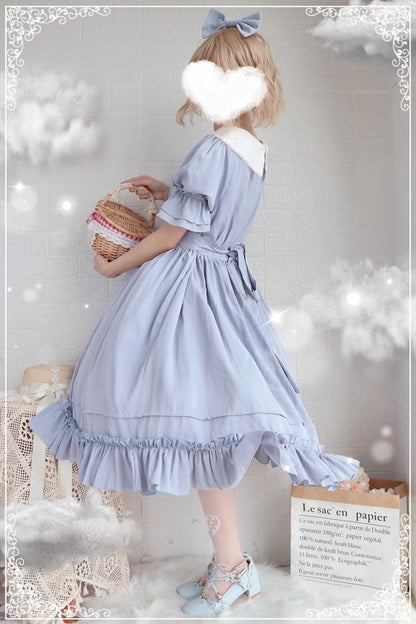 Sweet Wood - Plus Size Vintage Lolita OP Dress