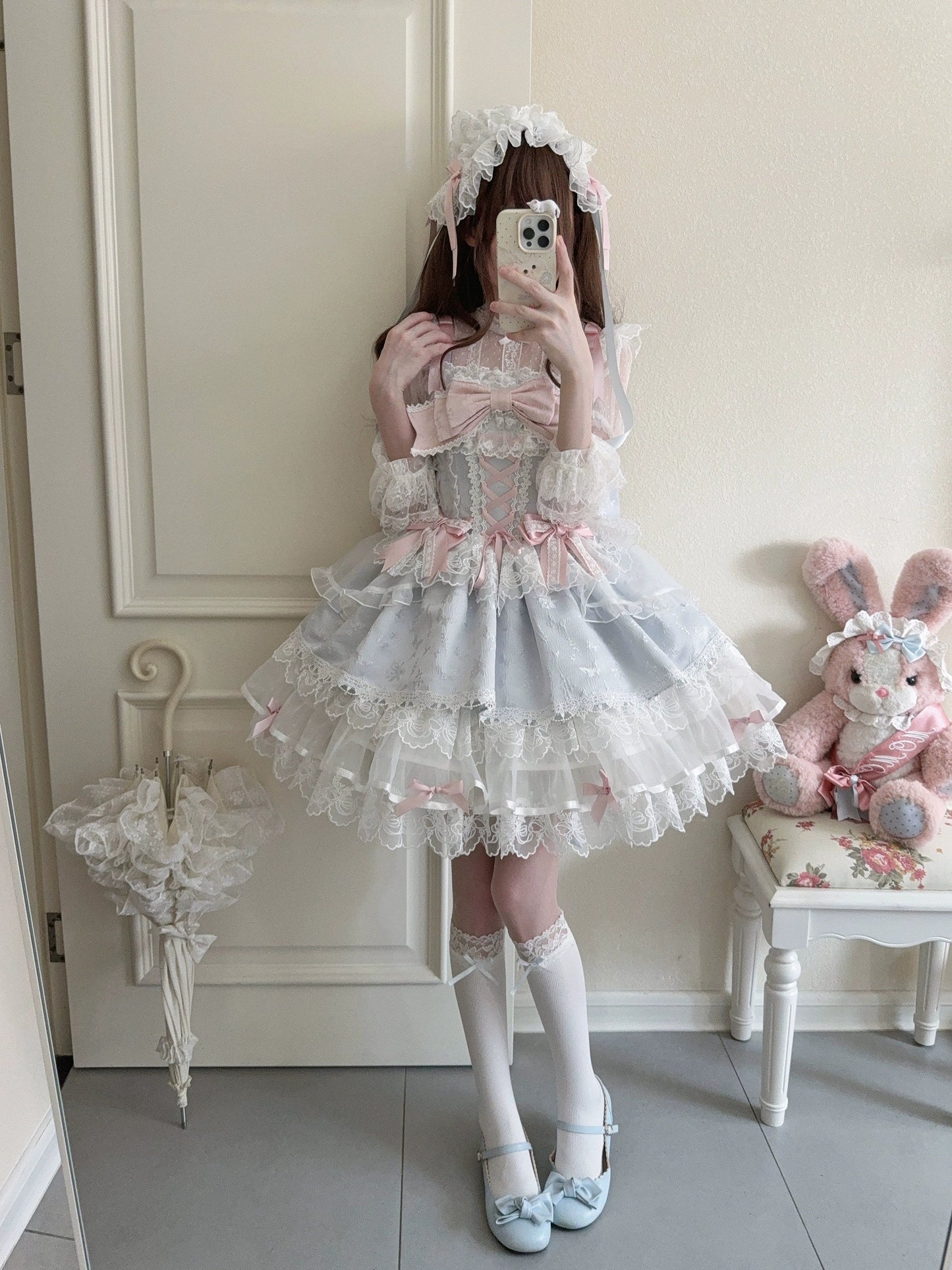 Sugar Girl- Fleeting Isle - Sweet Lolita Ballet Style Jumper Dress